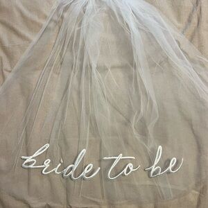 Lulu's White Bride to Be Veil